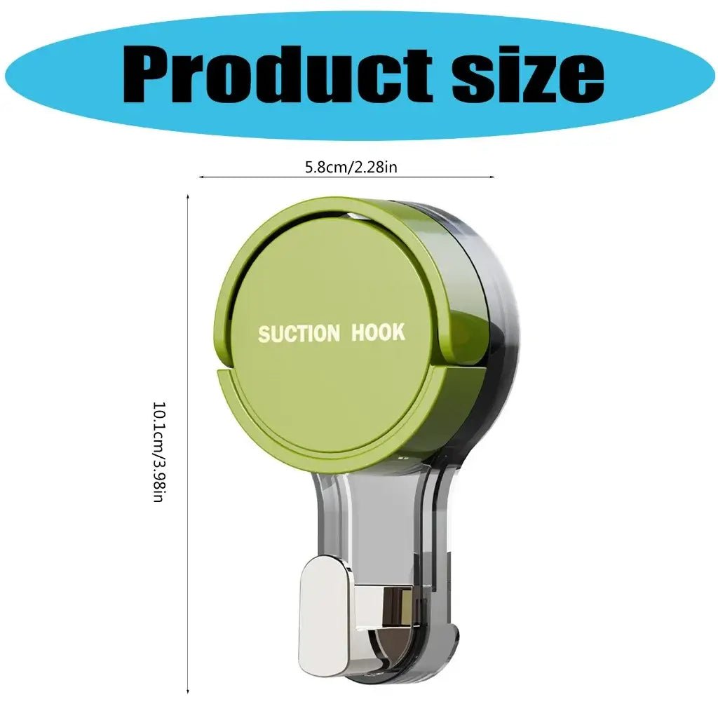 Reusable waterproof suction wall hooks by ja1a2e-ff, featuring no-drill, heavy-duty design for secure mounting.